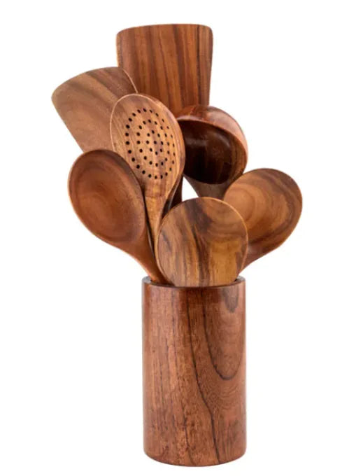 Piece Wooden Kitchen Utensil Set-7
