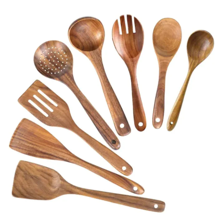 Piece Wooden Kitchen Utensil Set-7