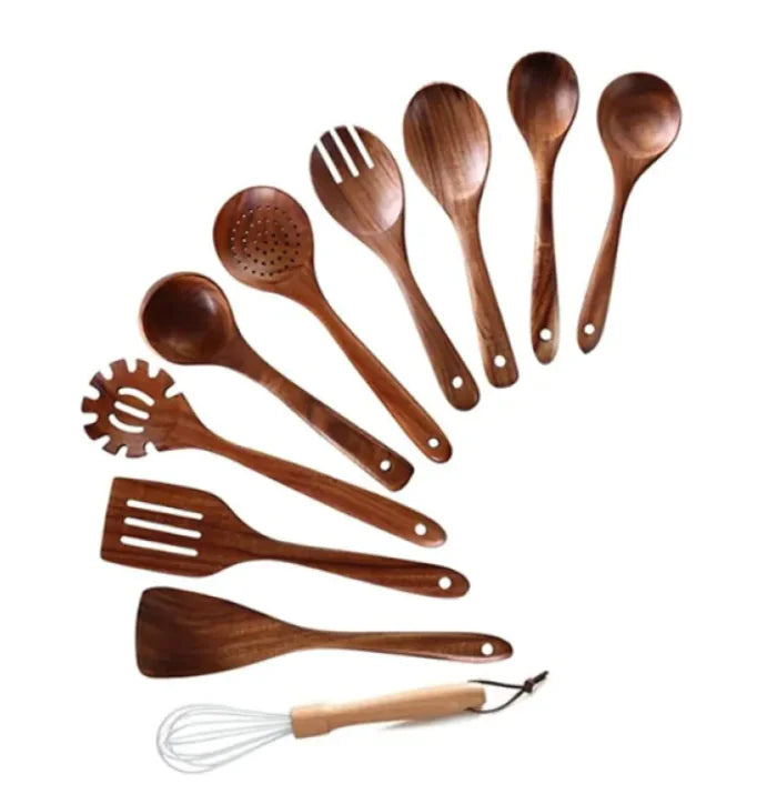 Piece Wooden Kitchen Utensil Set-7