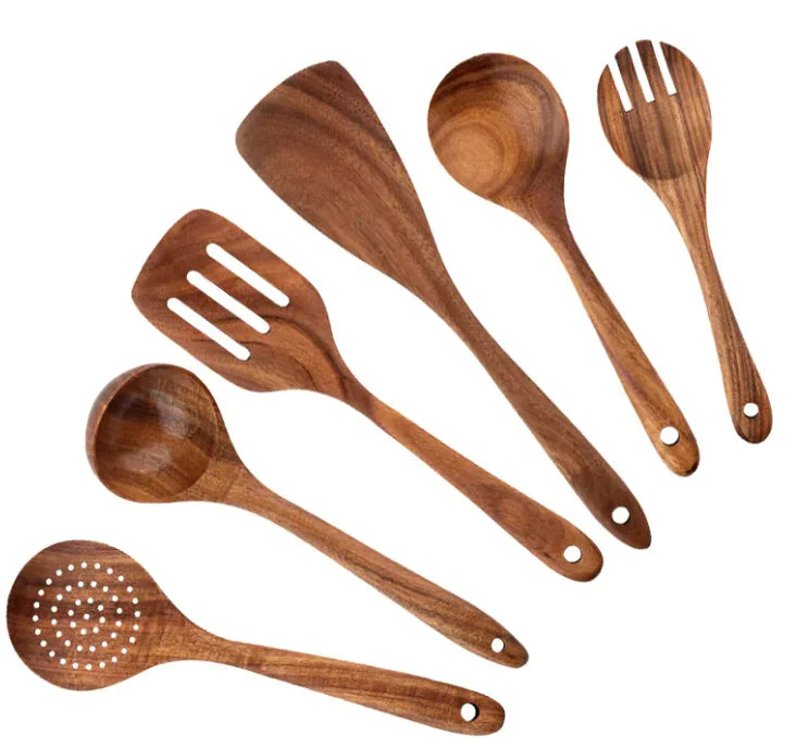 Piece Wooden Kitchen Utensil Set-7